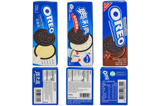 Asian Oreo Variety Bundle – 3 Unique Flavors | Imported Oreo Cookies
